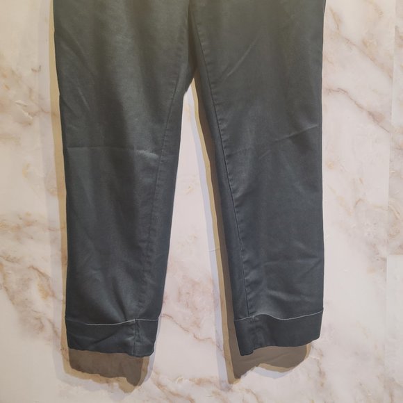 Mossimo Navy Fit 4 Stretch Capri Cuff Pants - Picture 3 of 5